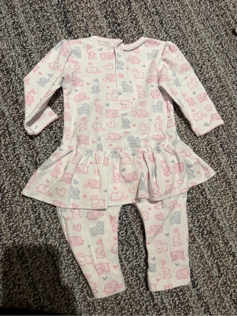 NWOT Kissy Kissy elephant onesie - 3-6 month